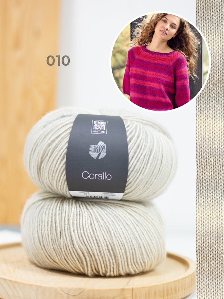 Breipakket Corallo trui met korte mouwen