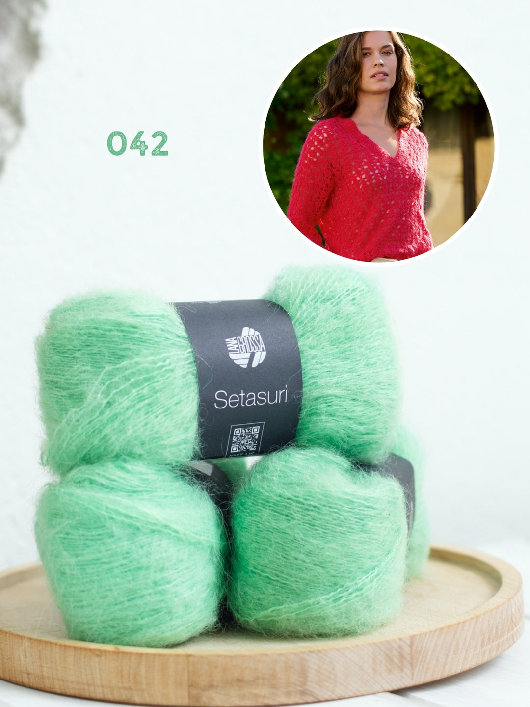 Haakpakket Setasuri v-hals trui