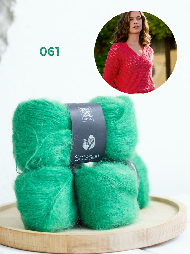 Haakpakket Setasuri v-hals trui