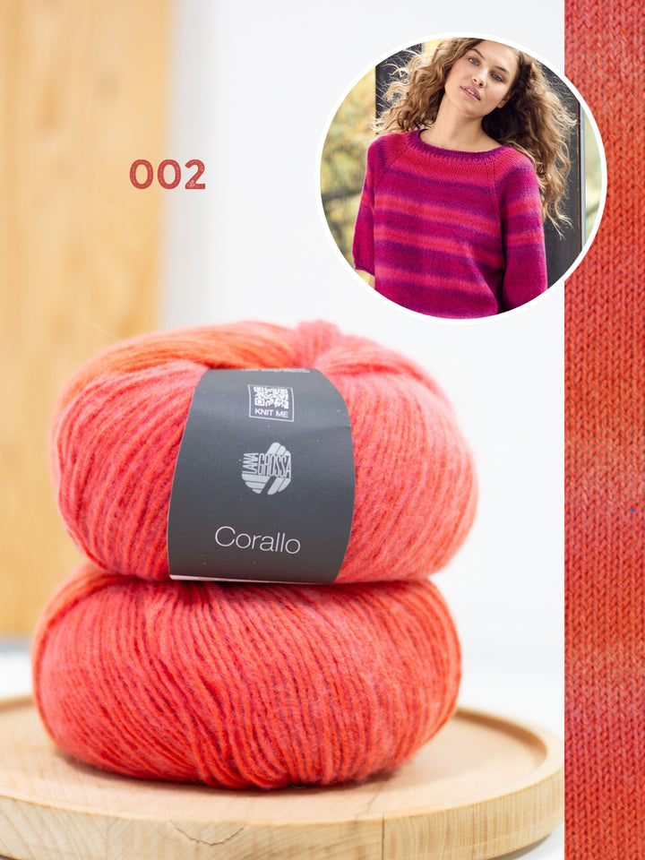 Breipakket Corallo trui met korte mouwen