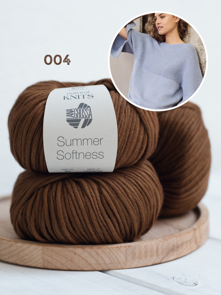 Breipakket Summer Softness trui met ribbels