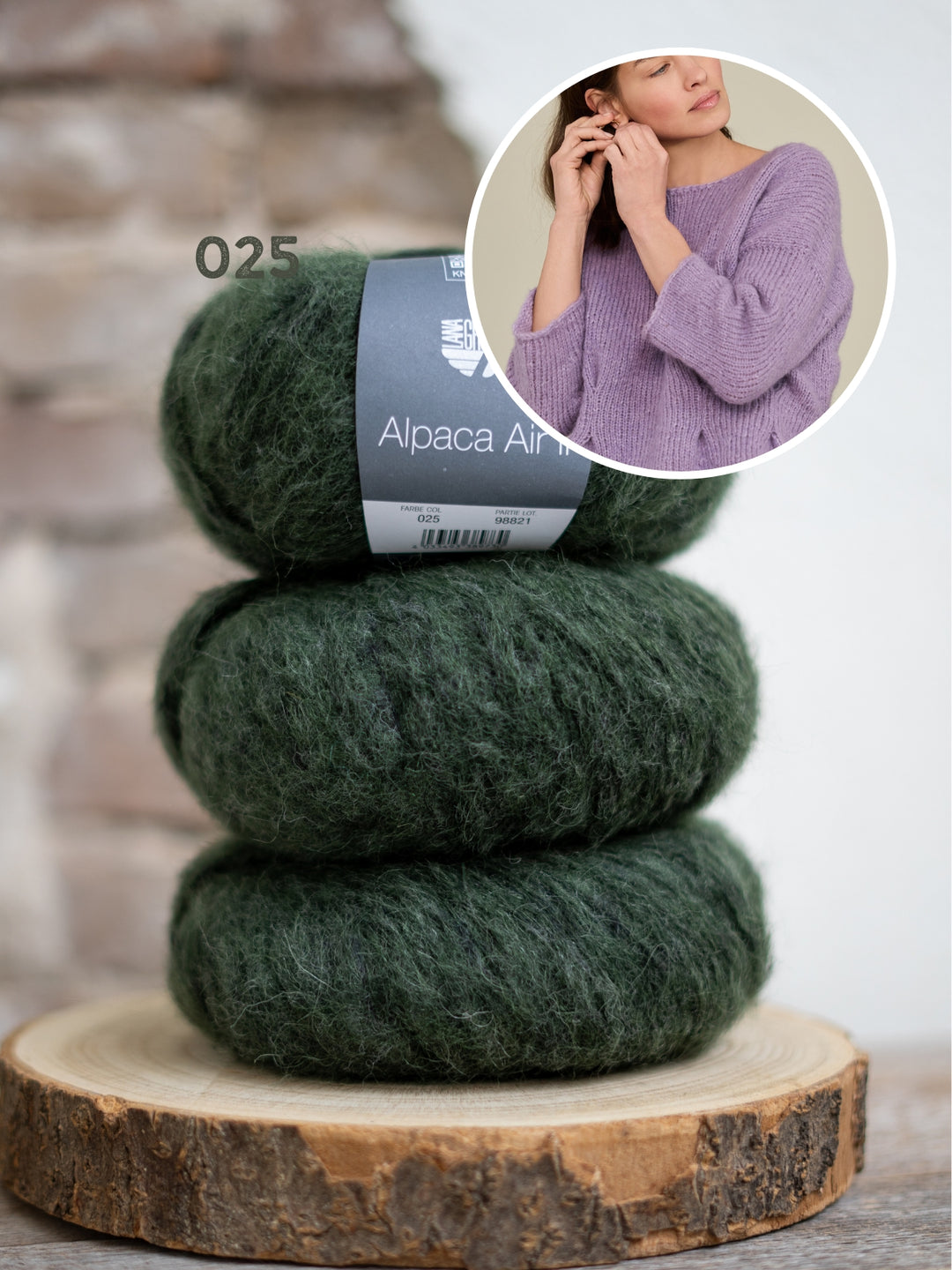 Breipakket Alpaca Air II top-down peplum trui