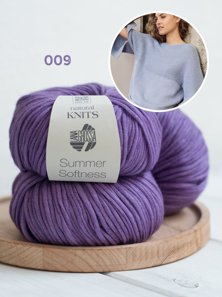 Breipakket Summer Softness trui met ribbels