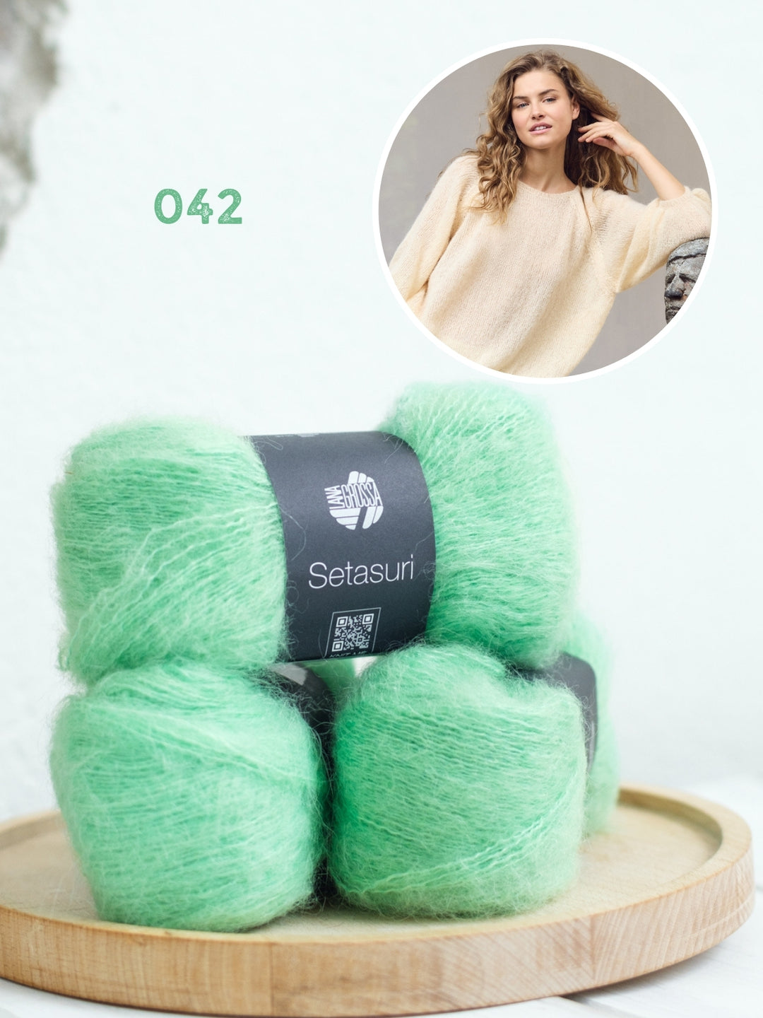 Breipakket Setasuri trui met ballon mouwen