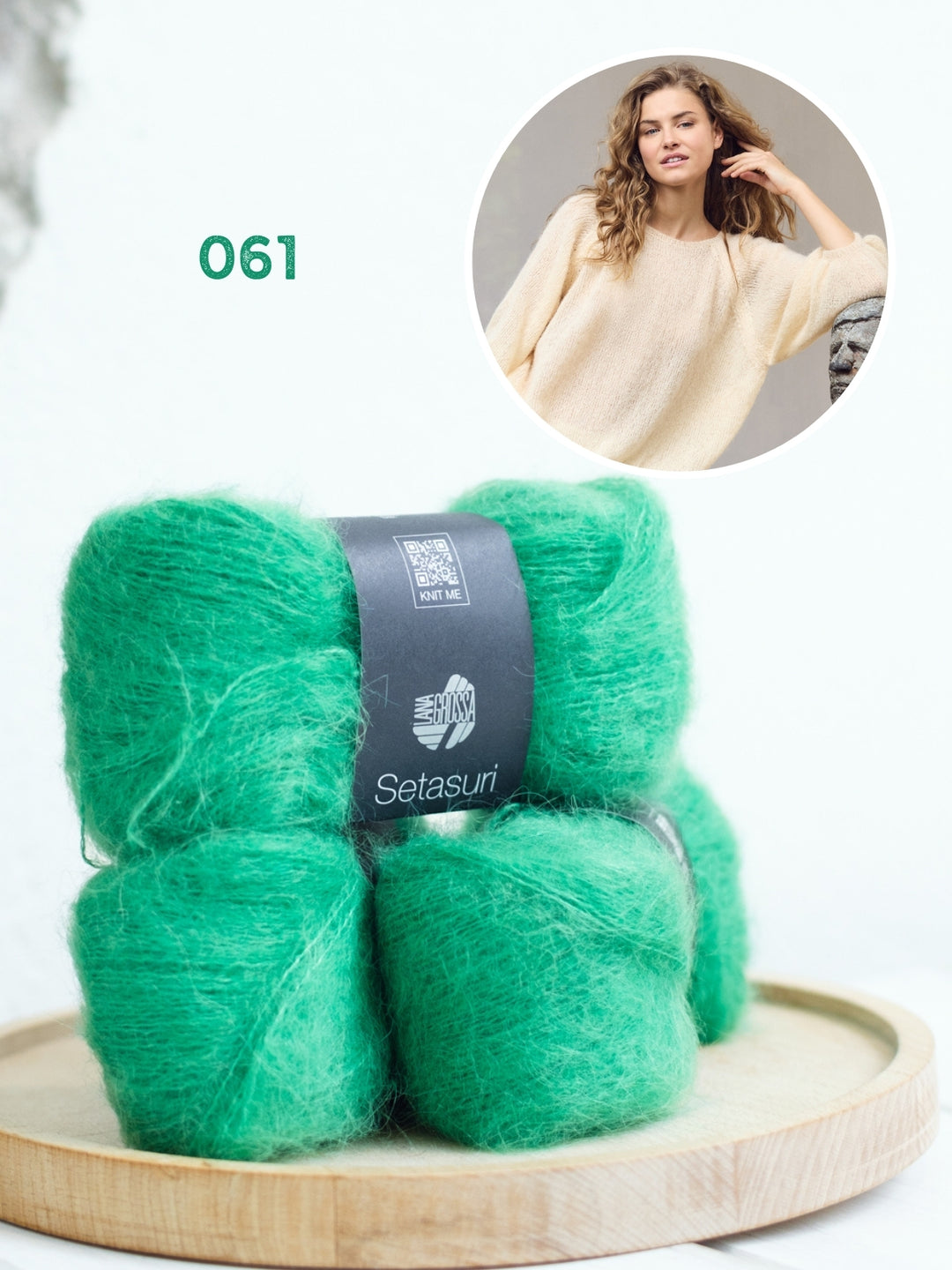 Breipakket Setasuri trui met ballon mouwen