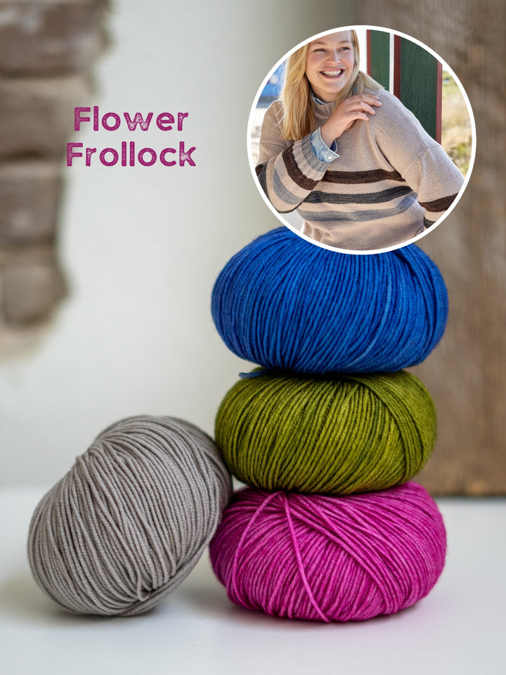 Breipakket Cool Wool trui met strepen