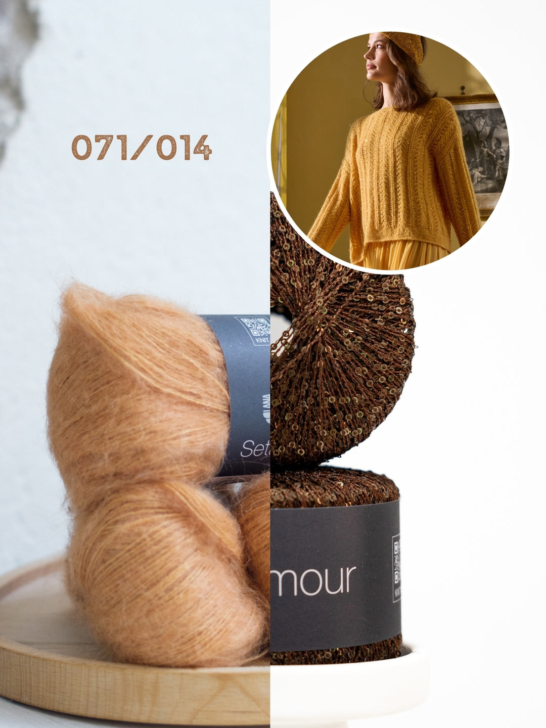 Breipakket Setasuri Glamour trui met kantpatroon