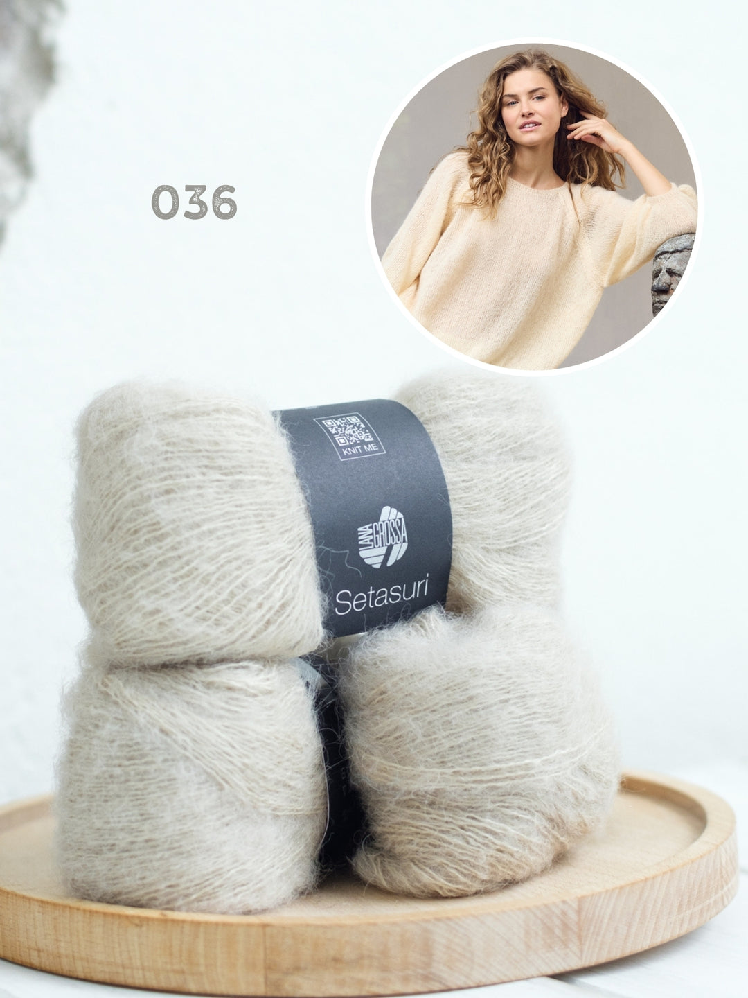 Breipakket Setasuri trui met ballon mouwen