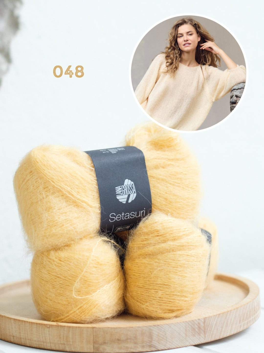 Breipakket Setasuri trui met ballon mouwen