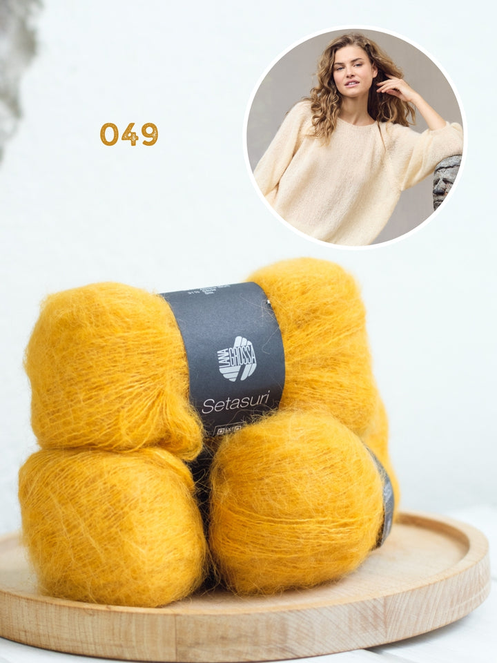 Breipakket Setasuri trui met ballon mouwen