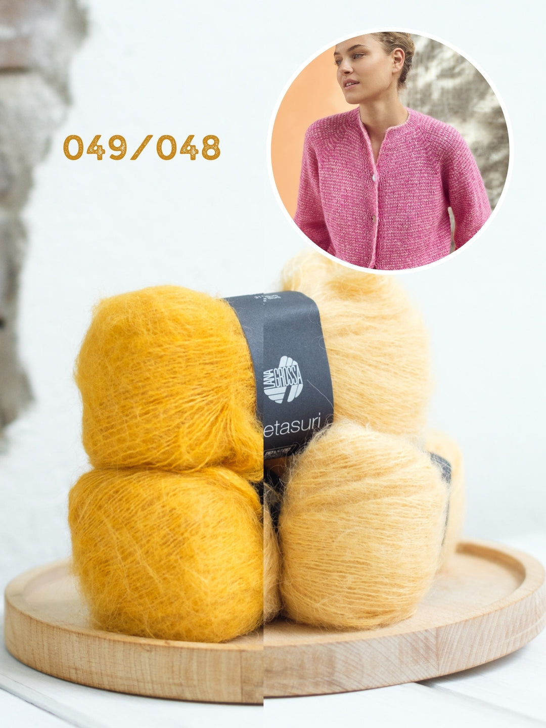 Breipakket Setasuri vest met streepjes - top-down