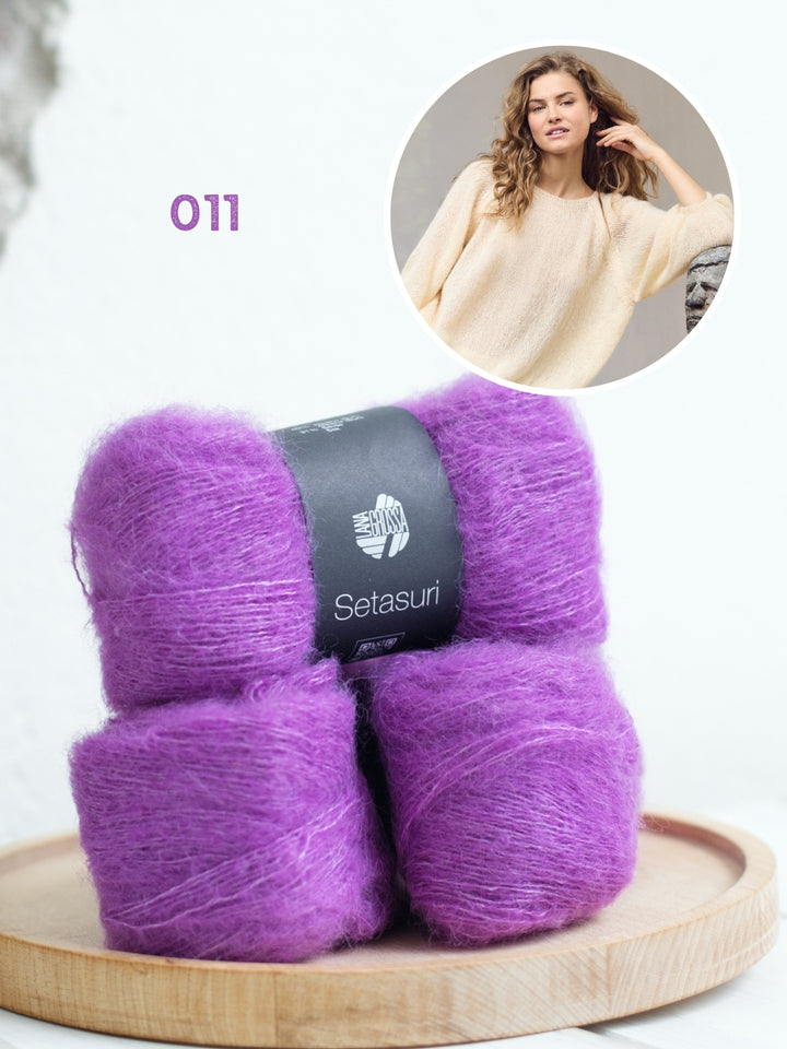 Breipakket Setasuri trui met ballon mouwen