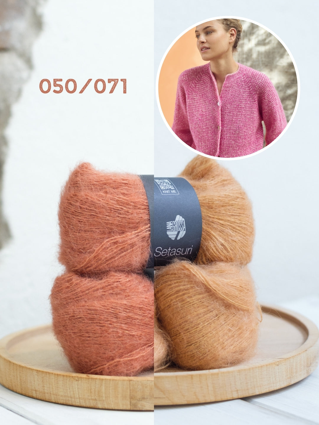 Breipakket Setasuri vest met streepjes - top-down