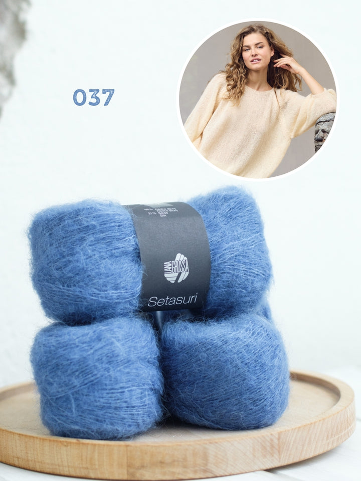 Breipakket Setasuri trui met ballon mouwen