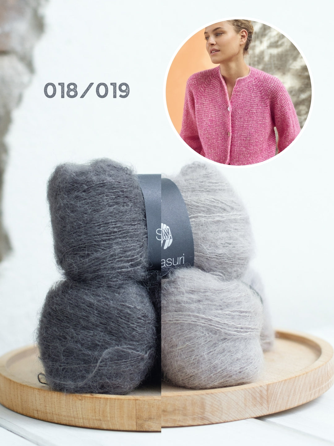 Breipakket Setasuri vest met streepjes - top-down