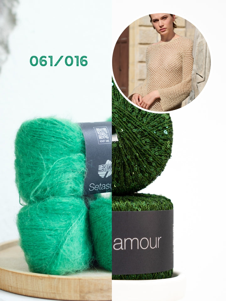 Haakpakket Setasuri Glamour trui