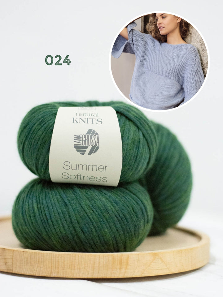 Breipakket Summer Softness trui met ribbels