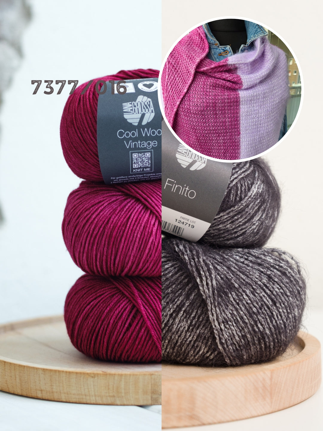 Breipakket Lizas Tuch Auszeit - Cool Wool Vintage Finito