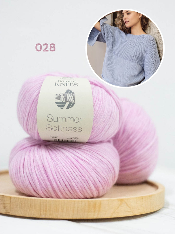 Breipakket Summer Softness trui met ribbels