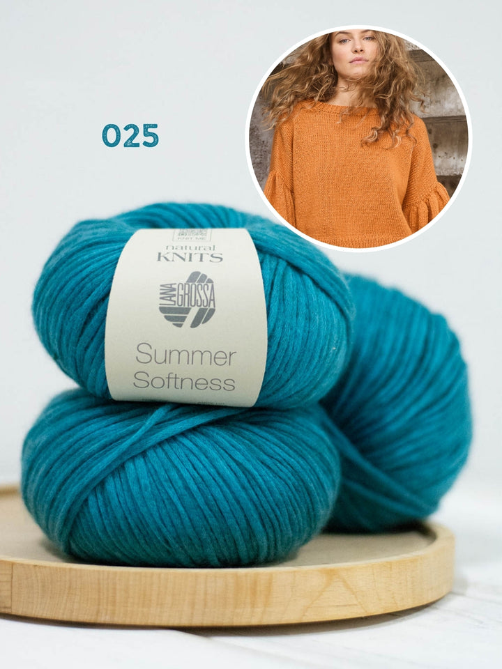 Breipakket Summer Softness shirt met geplooide mouwen