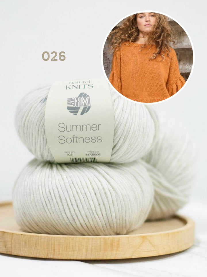 Breipakket Summer Softness shirt met geplooide mouwen