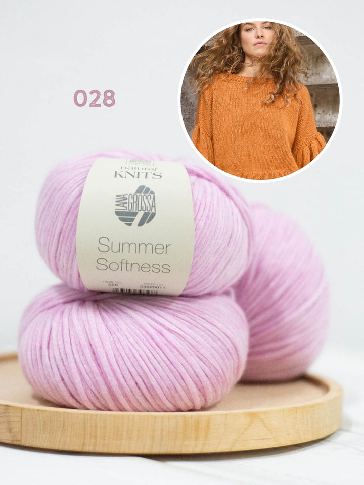 Breipakket Summer Softness shirt met geplooide mouwen