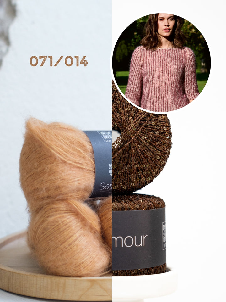 Breipakket Setasuri Glamour brioche trui