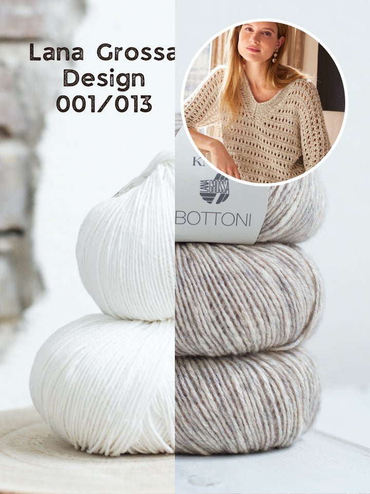 Breipakket Landlust Sommerseide Bottoni ajour trui