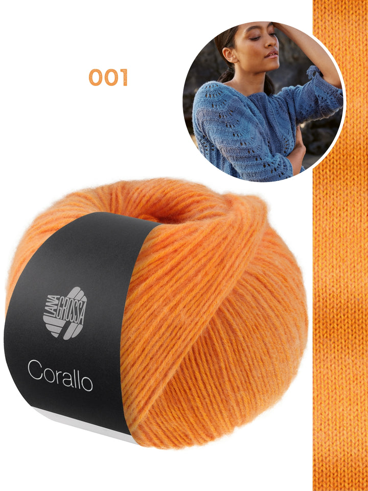 Breipakket Corallo dwarsgebreide trui