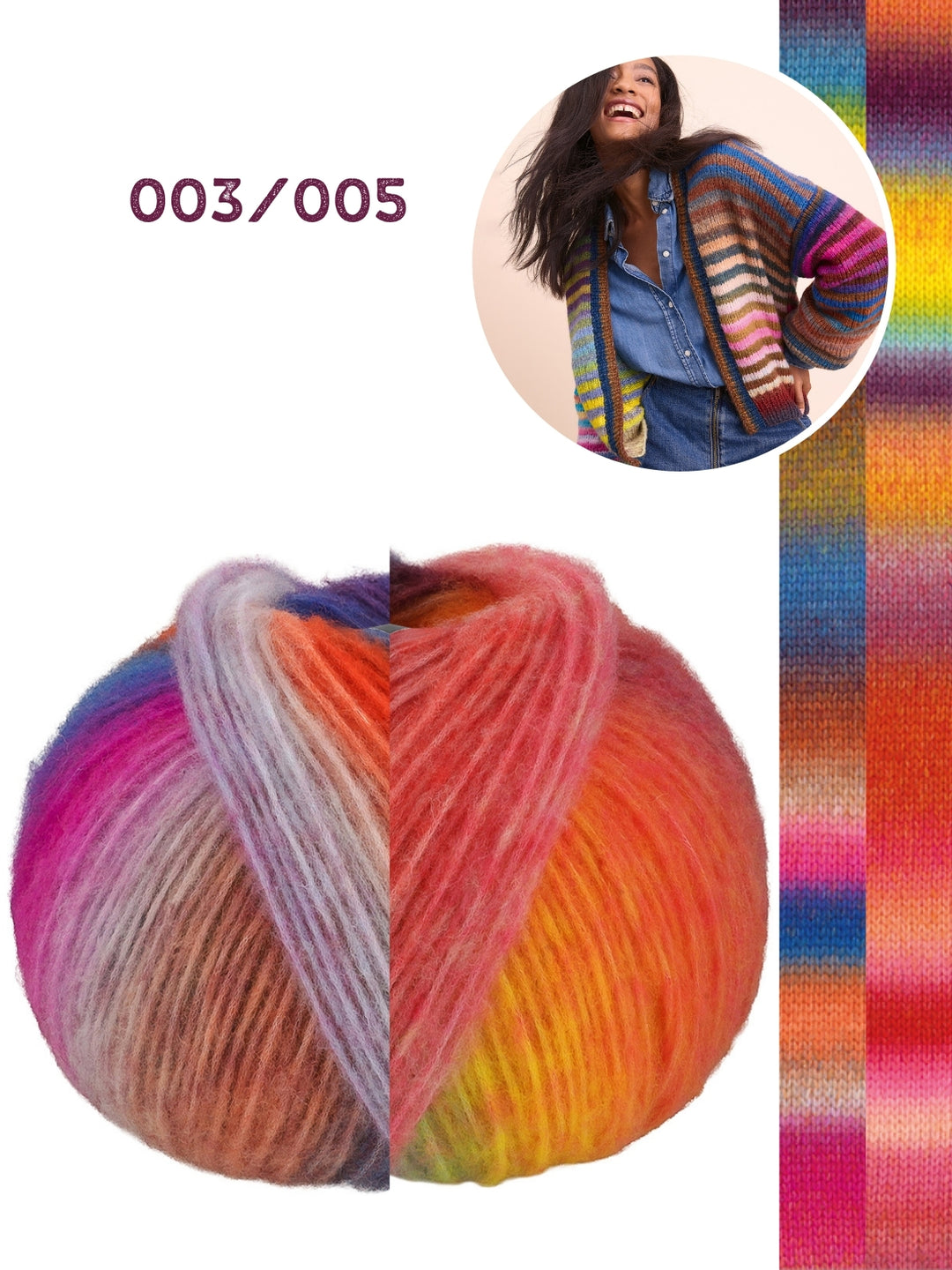 Breipakket Candy strepenvest
