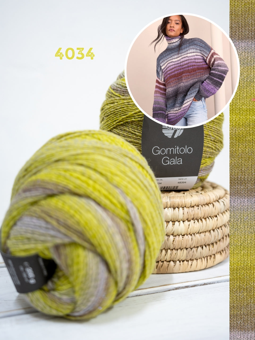 Breipakket Gomitolo Gala rolkraagtrui oversized