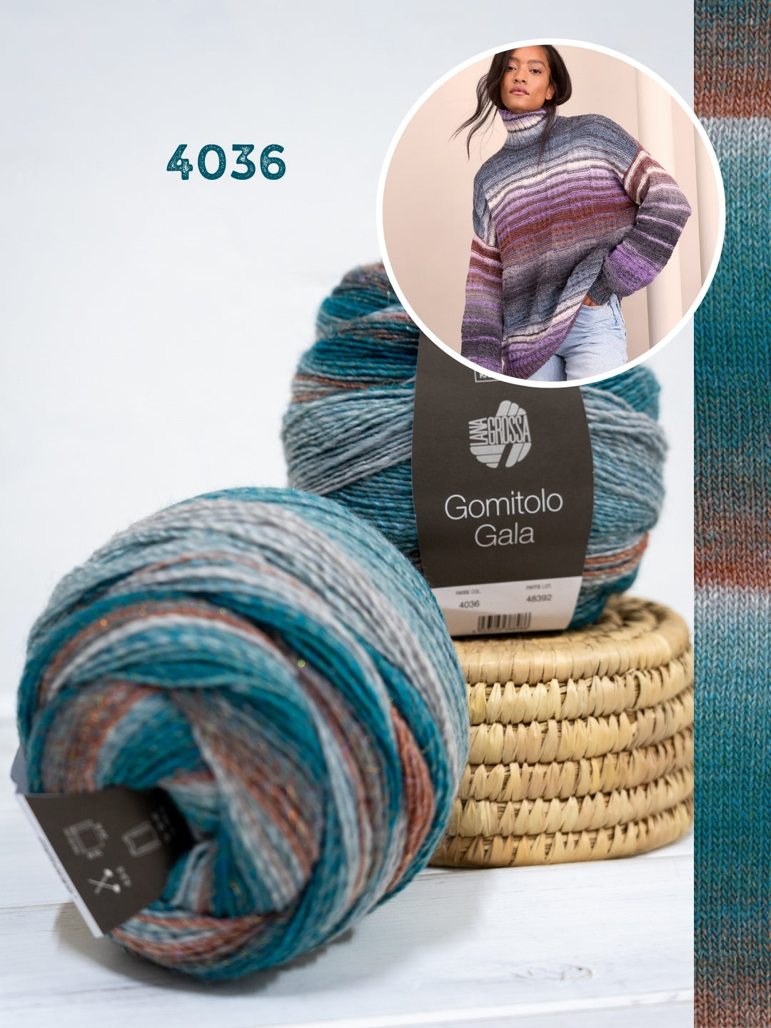 Breipakket Gomitolo Gala rolkraagtrui oversized