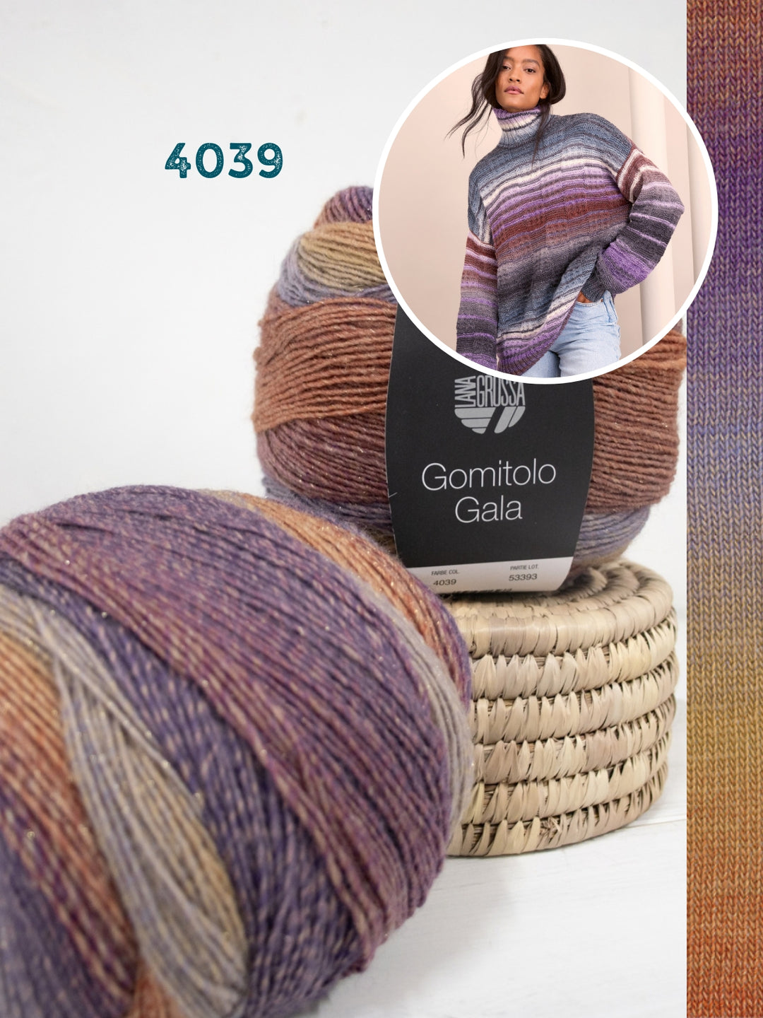 Breipakket Gomitolo Gala rolkraagtrui oversized