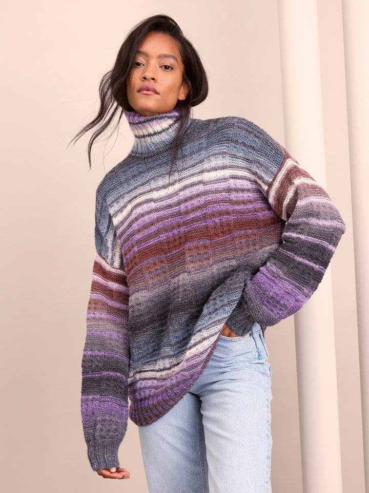 Breipakket Gomitolo Gala rolkraagtrui oversized