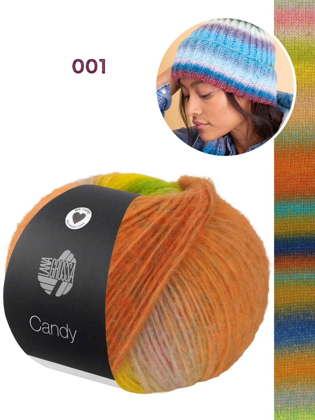Breipakket Candy muts