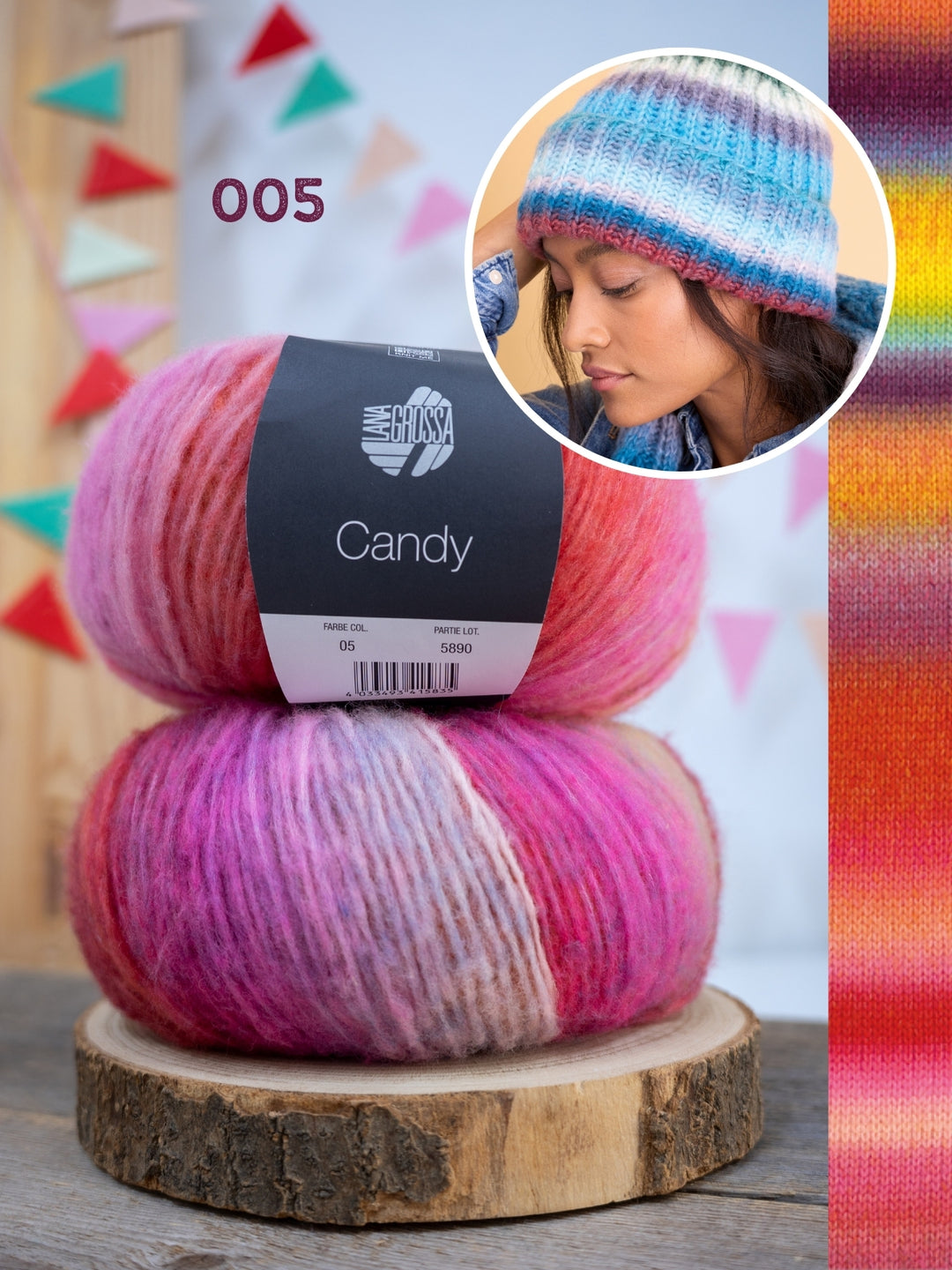 Breipakket Candy muts