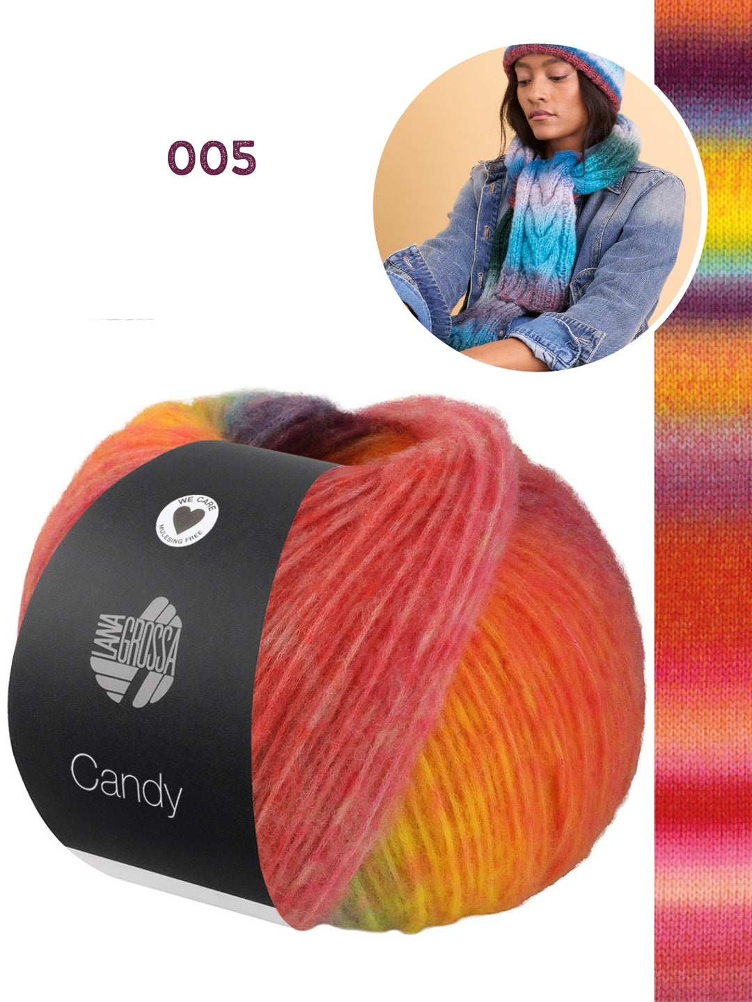 Breipakket Candy kabelsjaal