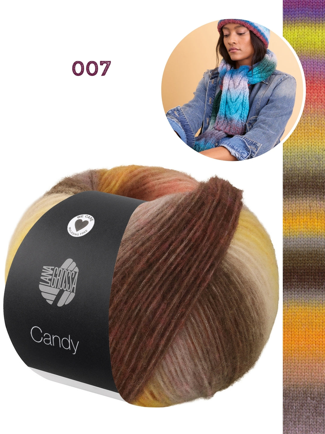 Breipakket Candy kabelsjaal