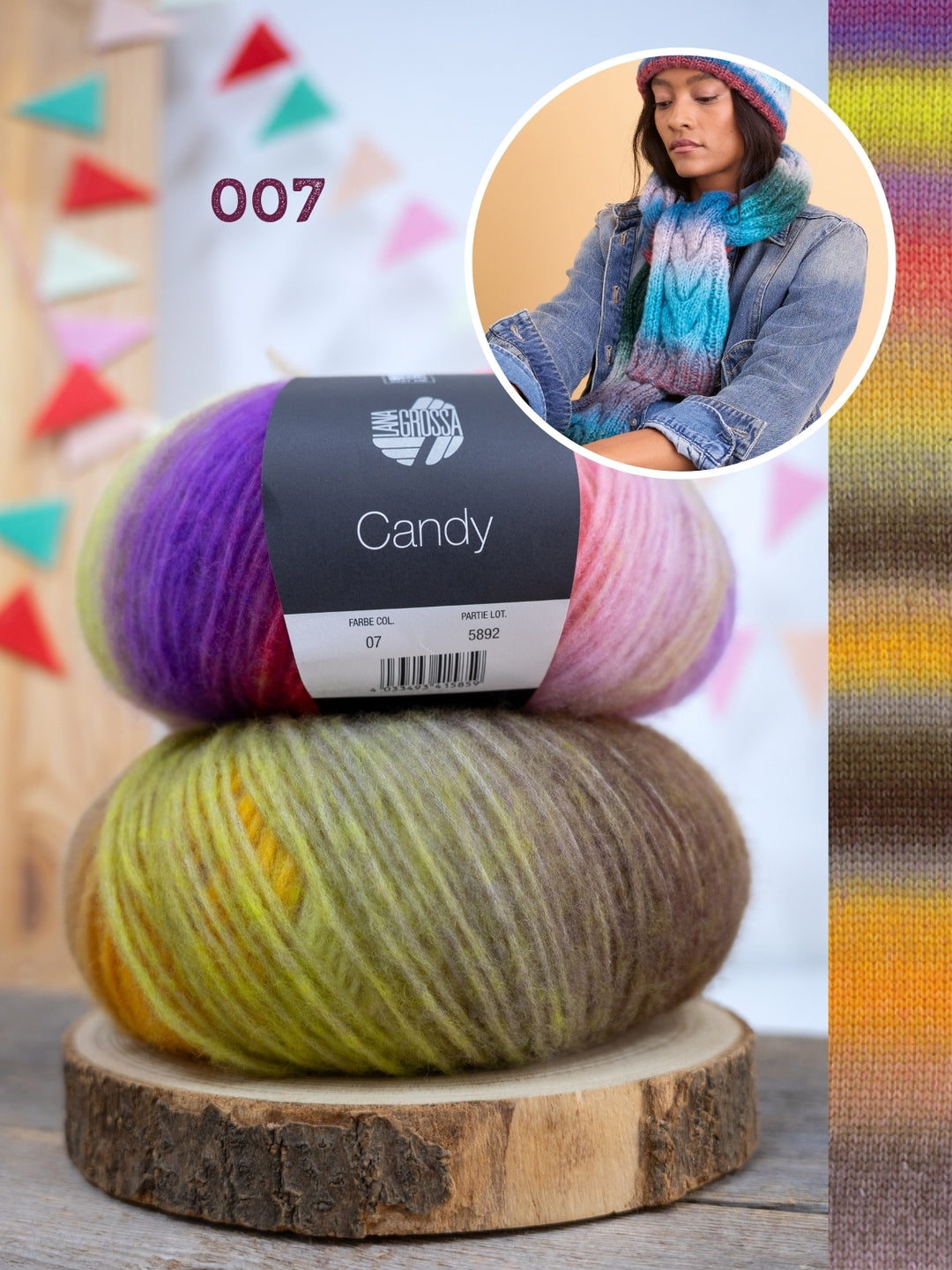 Breipakket Candy kabelsjaal