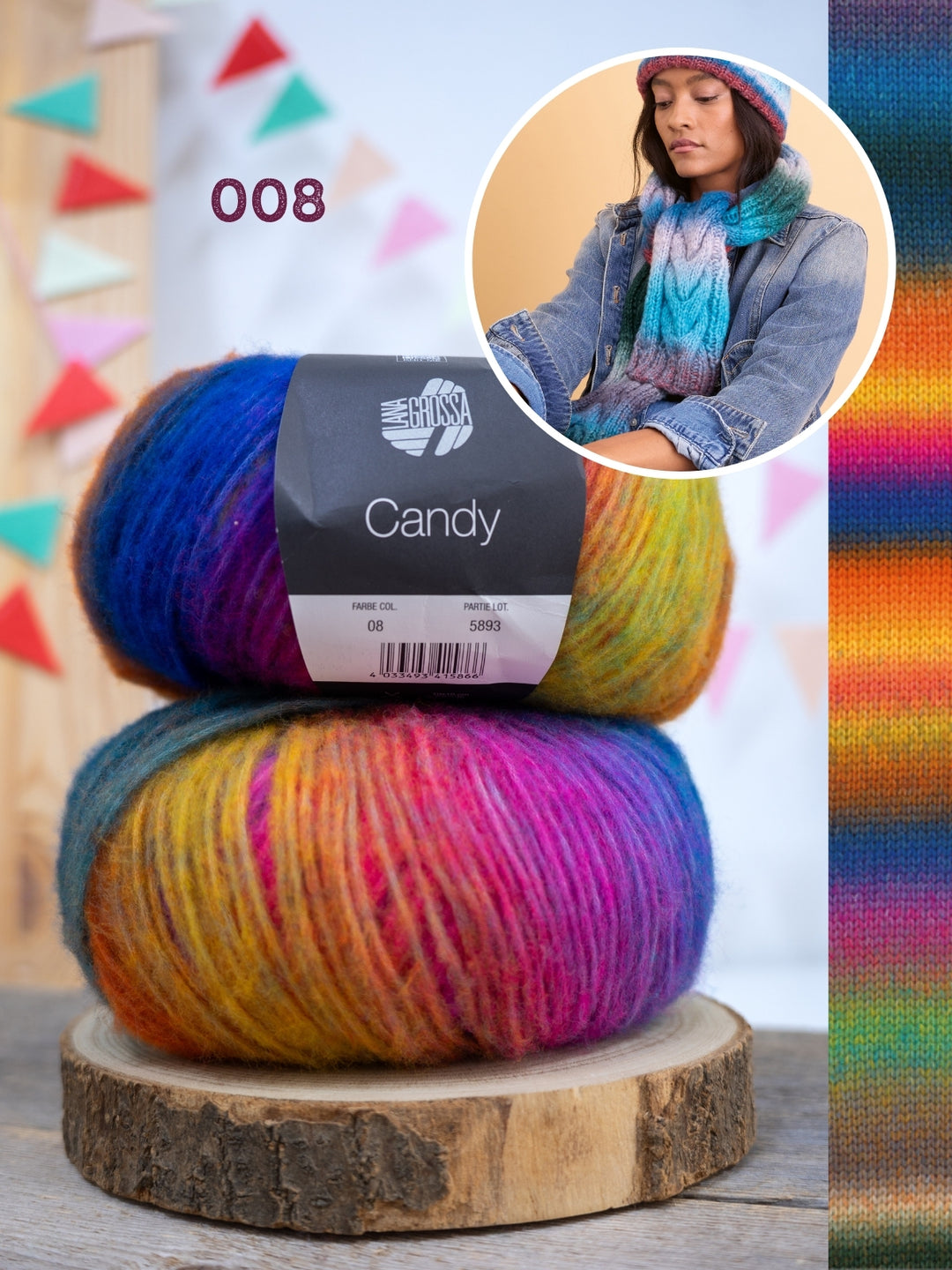 Breipakket Candy kabelsjaal