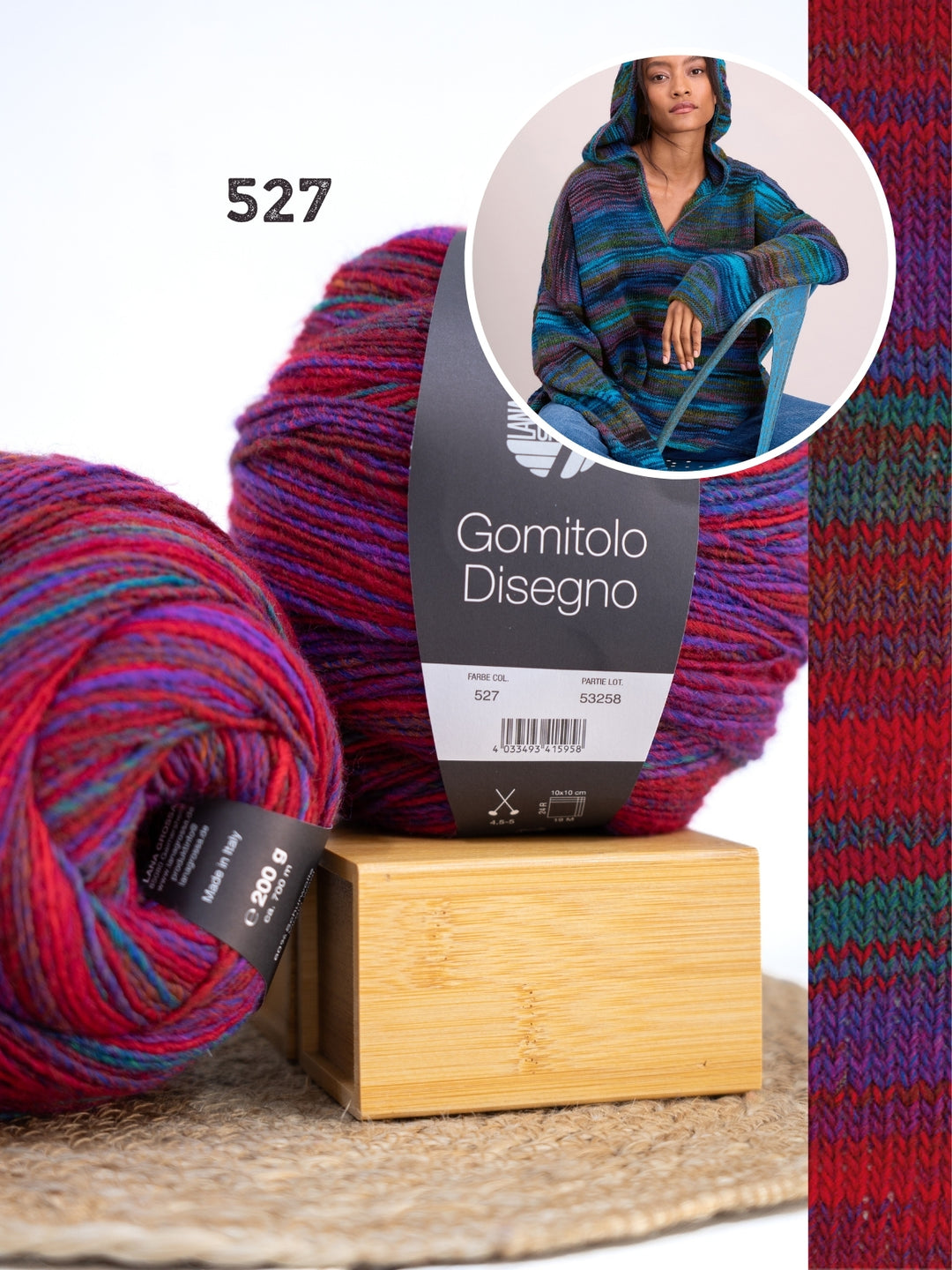 Breipakket Gomitolo Disegno hoodie oversized