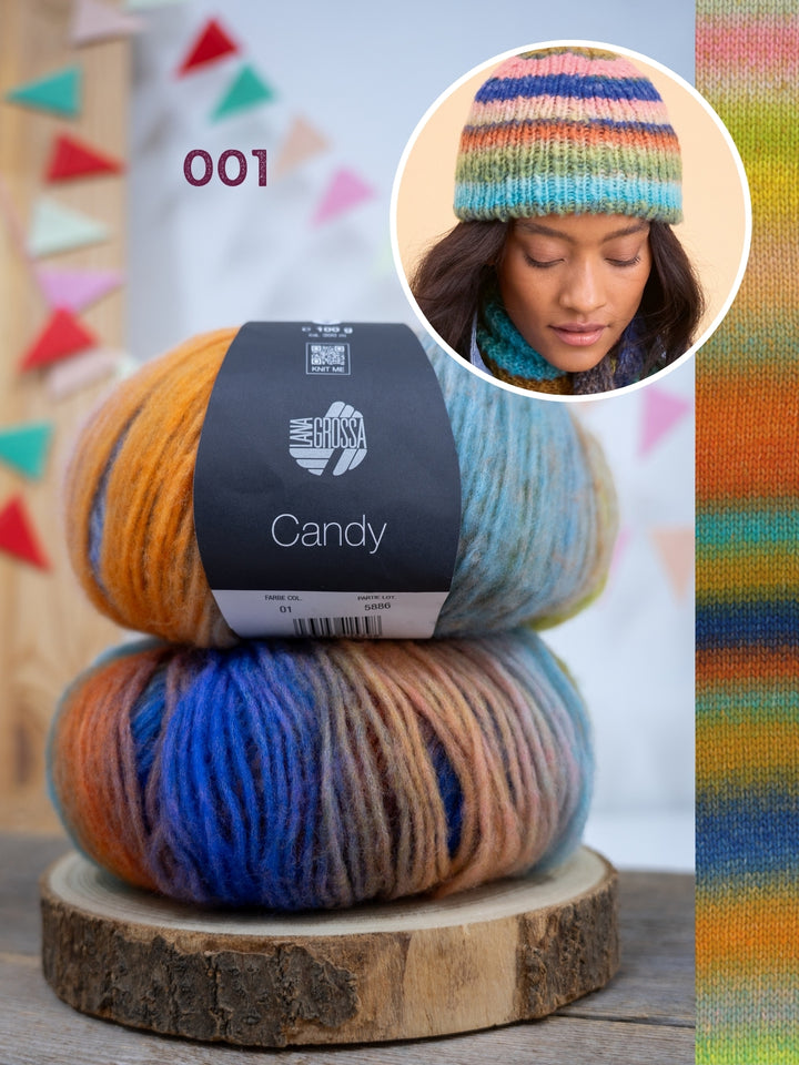 Breipakket Candy strepenmuts