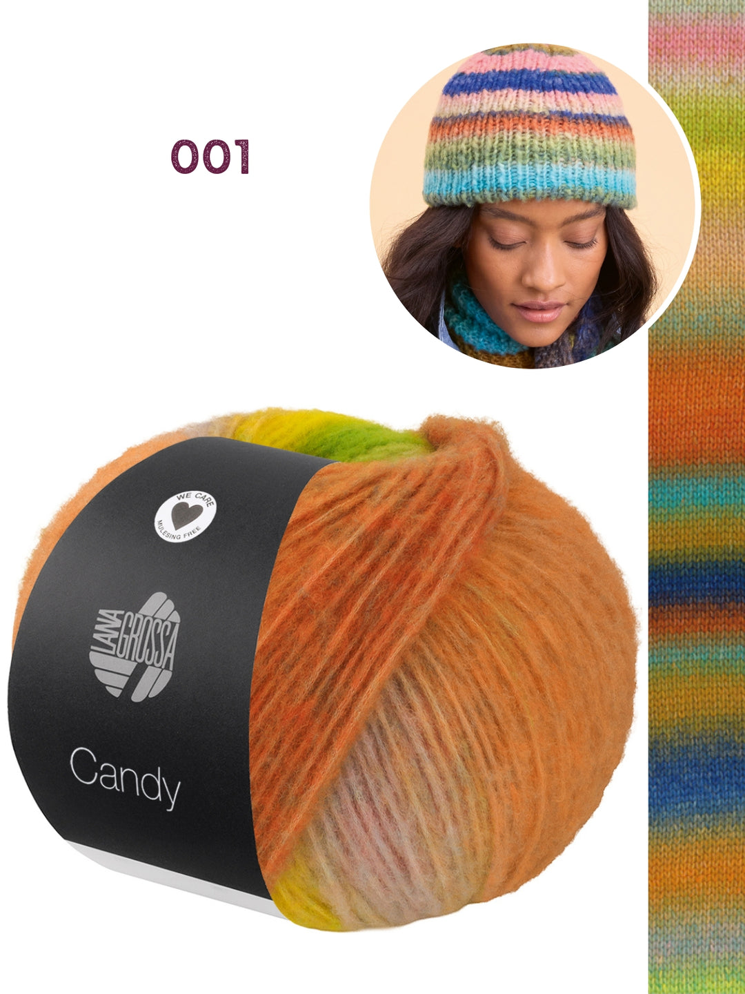 Breipakket Candy strepenmuts