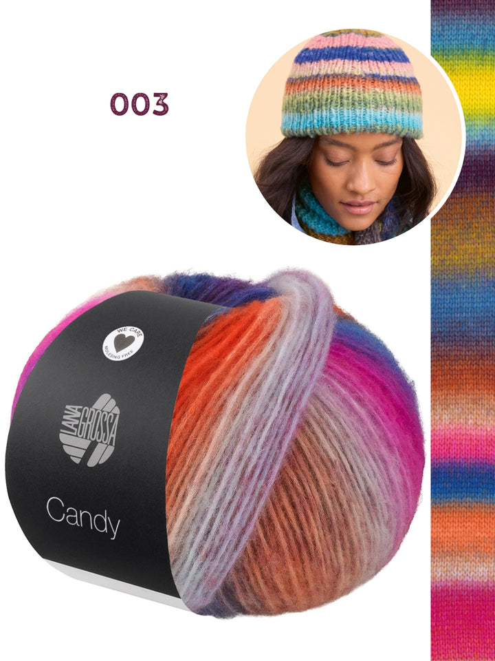 Breipakket Candy strepenmuts