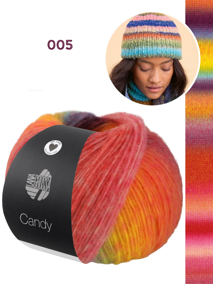 Breipakket Candy strepenmuts
