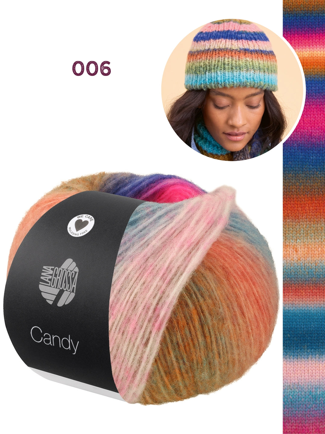 Breipakket Candy strepenmuts