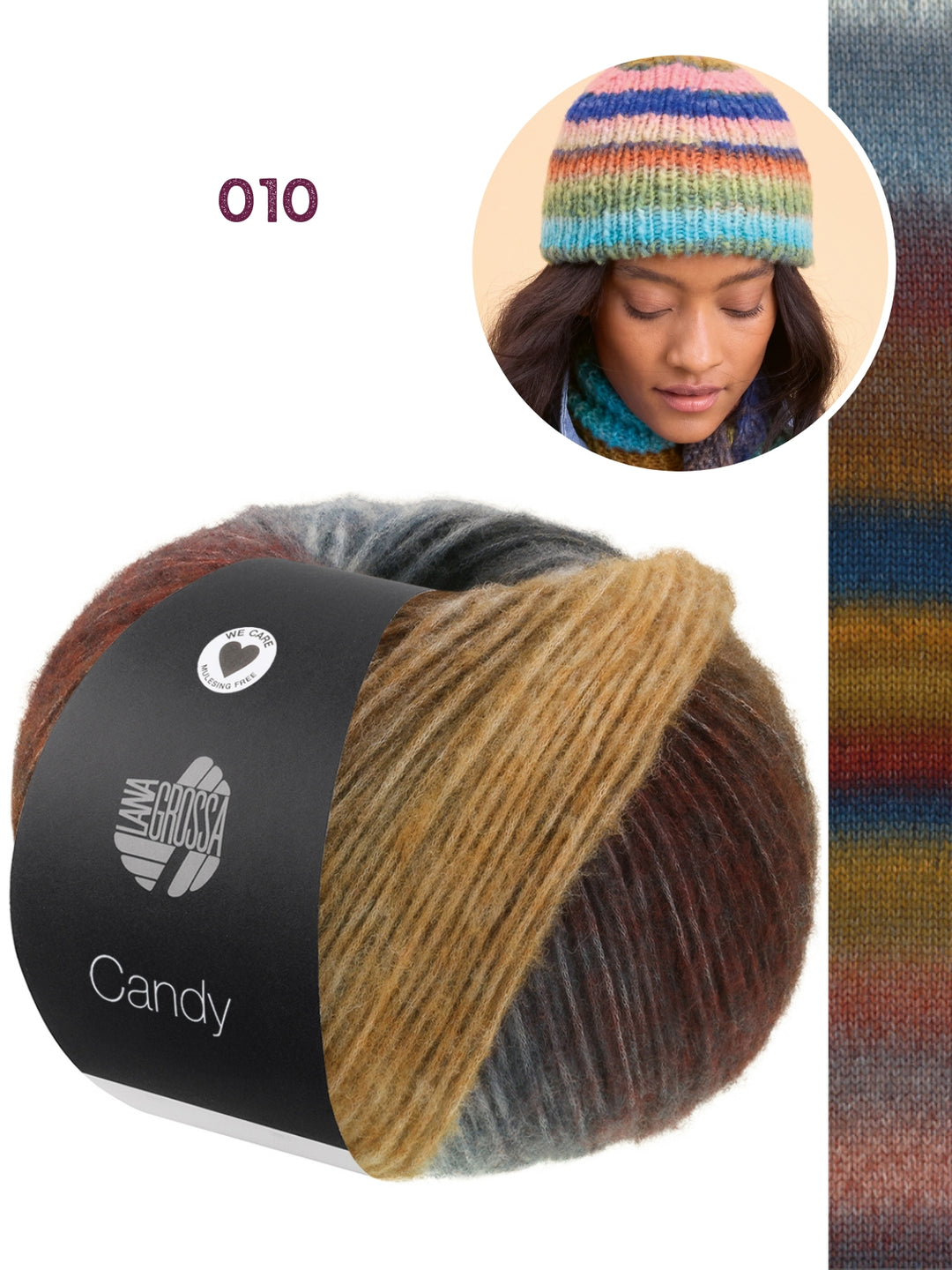 Breipakket Candy strepenmuts