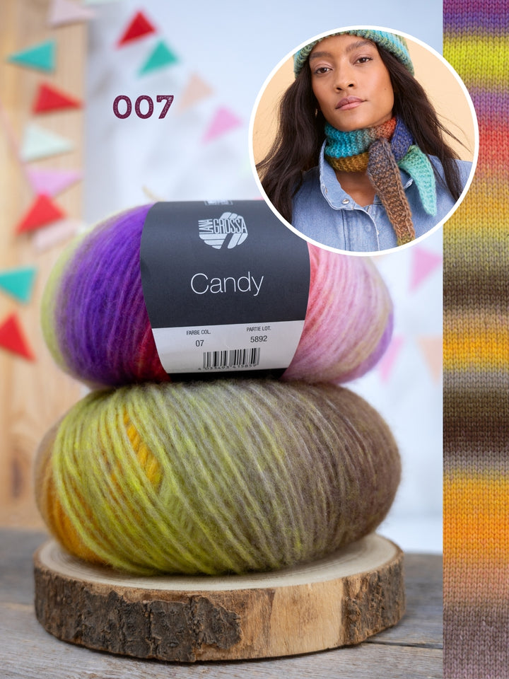 Breipakket Candy small sjaaltje