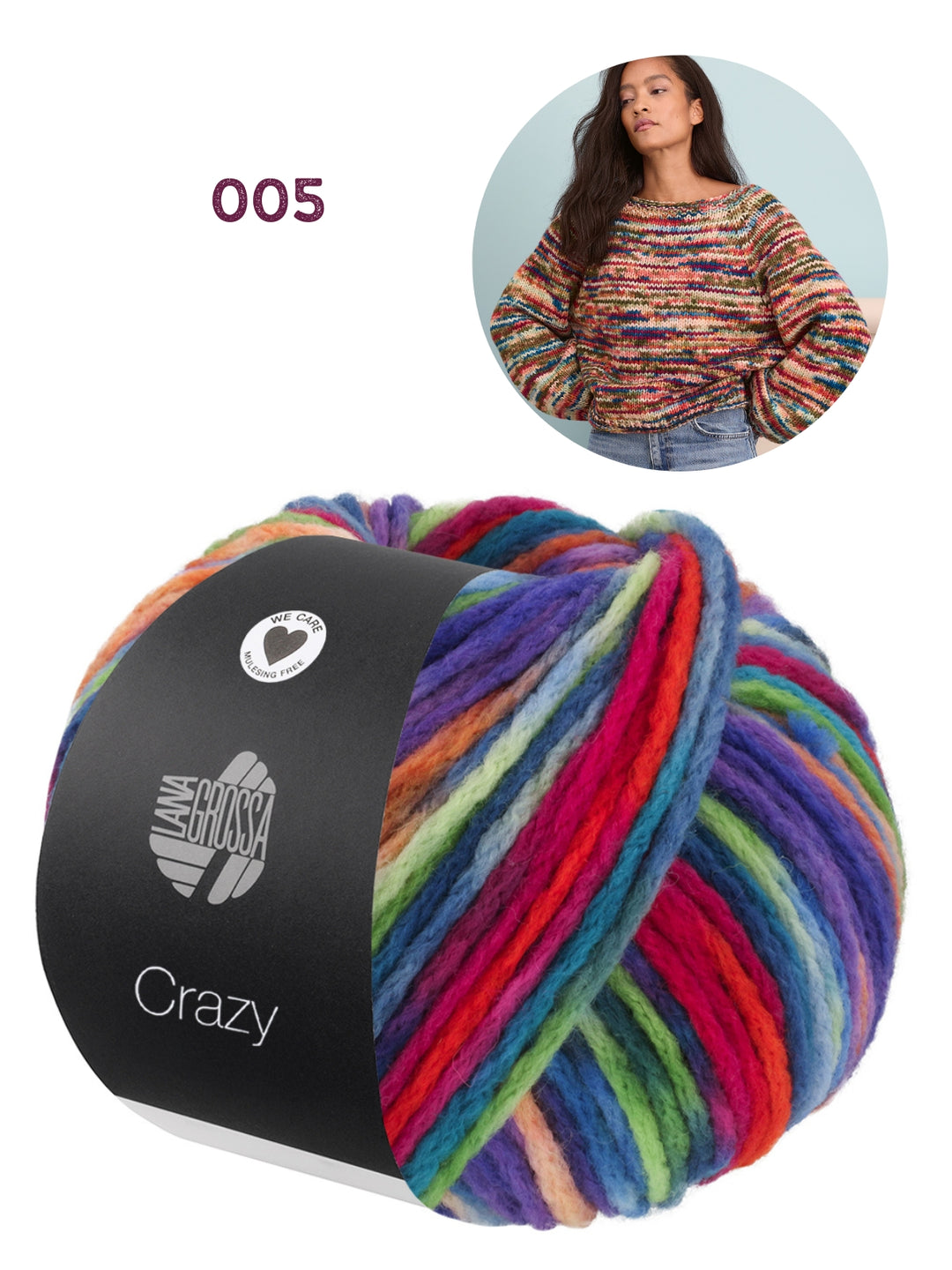Breipakket Crazy trui