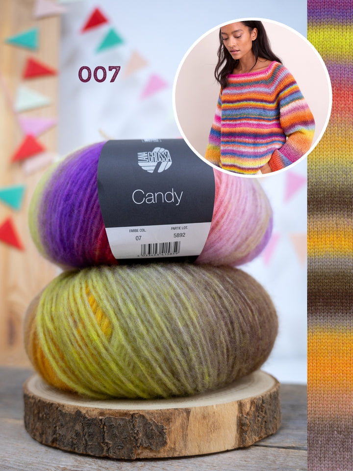 Breipakket Candy raglantrui